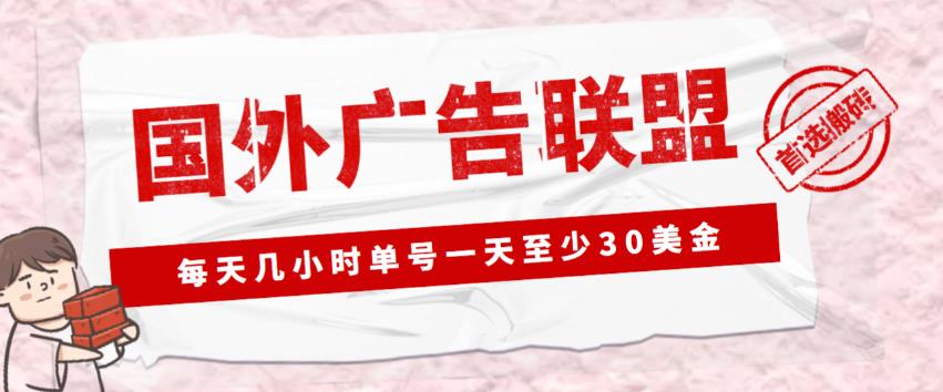 外面收费1980的最新国外LEAD广告联盟搬砖项目，单号一天至少30美金【详细玩法教程】九峰网创-分享创业资讯-最新网络创业项目-分享最新赚钱项目九峰网创