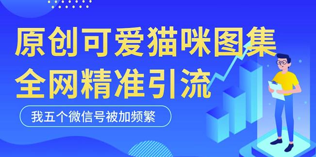 黑科技纯原创可爱猫咪图片，全网精准引流，实操5个VX号被加频繁九峰网创-分享创业资讯-最新网络创业项目-分享最新赚钱项目九峰网创
