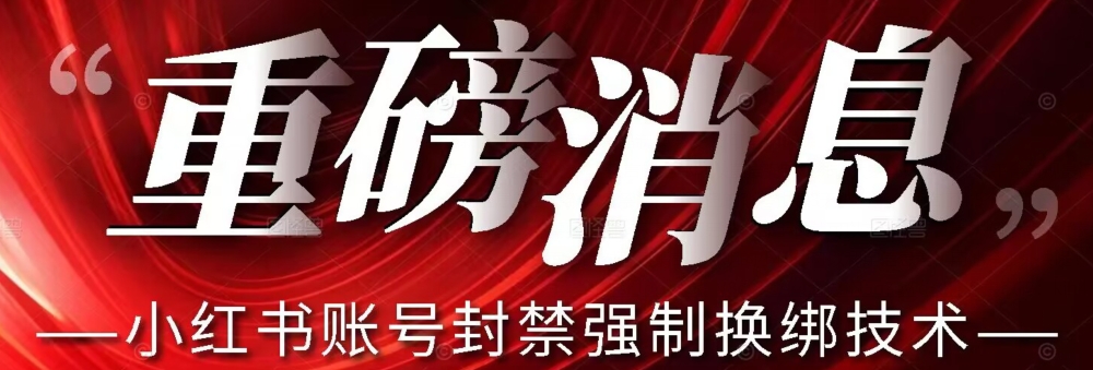 【最新】小红书账号封禁强制换绑技术可日赚300九峰网创-分享创业资讯-最新网络创业项目-分享最新赚钱项目九峰网创