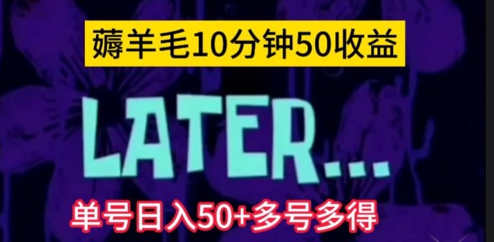 美团薅羊毛玩法，单号日入50+多号多得【仅揭秘】九峰网创-分享创业资讯-最新网络创业项目-分享最新赚钱项目九峰网创