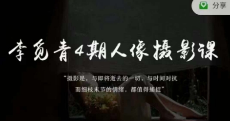 李觅青4期人像摄影线上课，审美/前期策划/拍摄/人像精修/调色九峰网创-分享创业资讯-最新网络创业项目-分享最新赚钱项目九峰网创