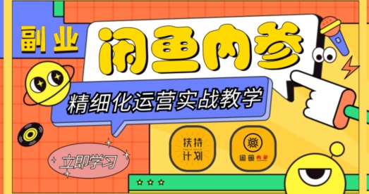 闲鱼精细化运营入门+高阶实战教学，从底层逻辑到轻松变现，多维度玩转闲鱼副业九峰网创-分享创业资讯-最新网络创业项目-分享最新赚钱项目九峰网创