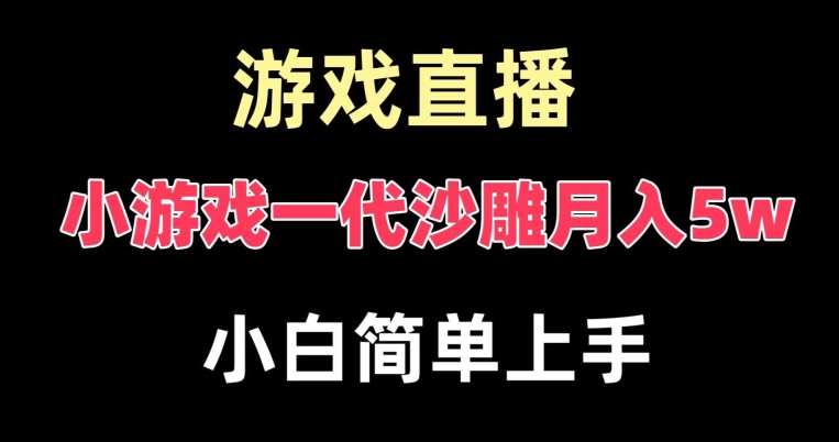 玩小游戏一代沙雕月入5w，爆裂变现，快速拿结果，高级保姆式教学九峰网创-分享创业资讯-最新网络创业项目-分享最新赚钱项目九峰网创