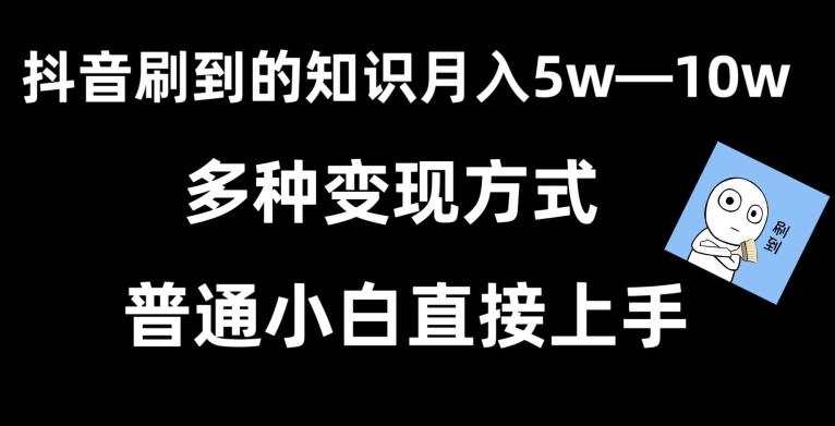 抖音刷到的知识，每天只需2小时，日入2000+，暴力变现，普通小白直接上手九峰网创-分享创业资讯-最新网络创业项目-分享最新赚钱项目九峰网创