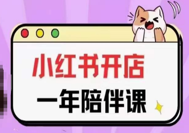 三九小红书开店一年陪伴课(更新)，从0到1玩赚小红书开店九峰网创-分享创业资讯-最新网络创业项目-分享最新赚钱项目九峰网创