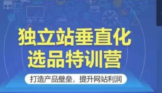 独立站垂直化选品特训营，打造产品壁垒，提升网站利润九峰网创-分享创业资讯-最新网络创业项目-分享最新赚钱项目九峰网创
