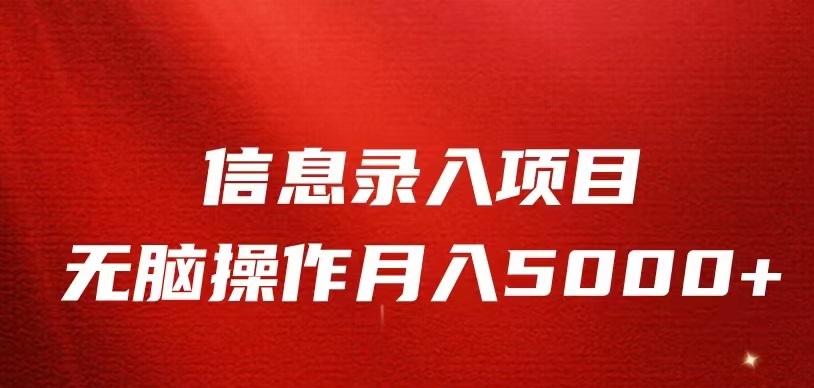 信息录入返佣项目，小白无脑复制粘贴，月入5K+九峰网创-分享创业资讯-最新网络创业项目-分享最新赚钱项目九峰网创