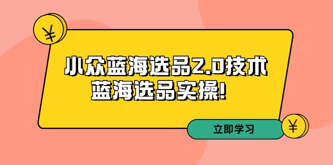 拼多多培训第33期：小众蓝海选品2.0技术-蓝海选品实操九峰网创-分享创业资讯-最新网络创业项目-分享最新赚钱项目九峰网创