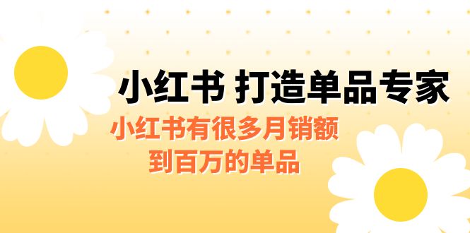 （6541期）某公众号付费文章《小红书 打造单品专家》小红书有很多月销额到百万的单品九峰网创-分享创业资讯-最新网络创业项目-分享最新赚钱项目九峰网创
