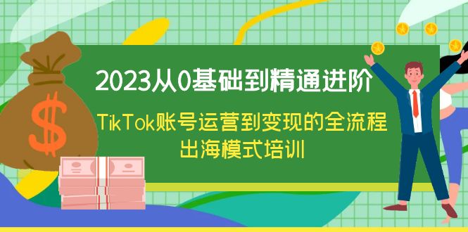 （6299期）2023从0基础到精通进阶，TikTok账号运营到变现的全流程出海模式培训九峰网创-分享创业资讯-最新网络创业项目-分享最新赚钱项目九峰网创