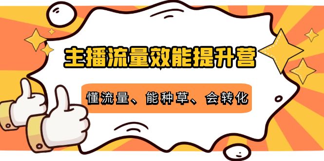 （4063期）主播流量效能提升营：懂流量、能种草、会转化，清晰明确方法规则九峰网创-分享创业资讯-最新网络创业项目-分享最新赚钱项目九峰网创
