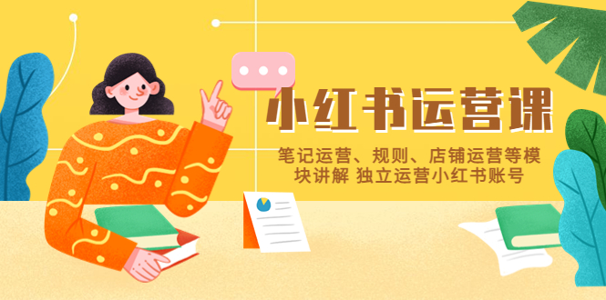 （5682期）小红书·运营课，笔记运营、规则、店铺运营等模块讲解 独立运营小红书账号九峰网创-分享创业资讯-最新网络创业项目-分享最新赚钱项目九峰网创
