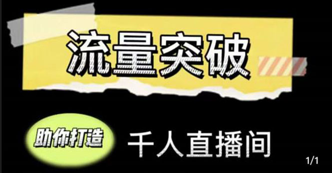 （4163期）直播运营实战视频课，助你打造千人直播间（14节视频课）九峰网创-分享创业资讯-最新网络创业项目-分享最新赚钱项目九峰网创