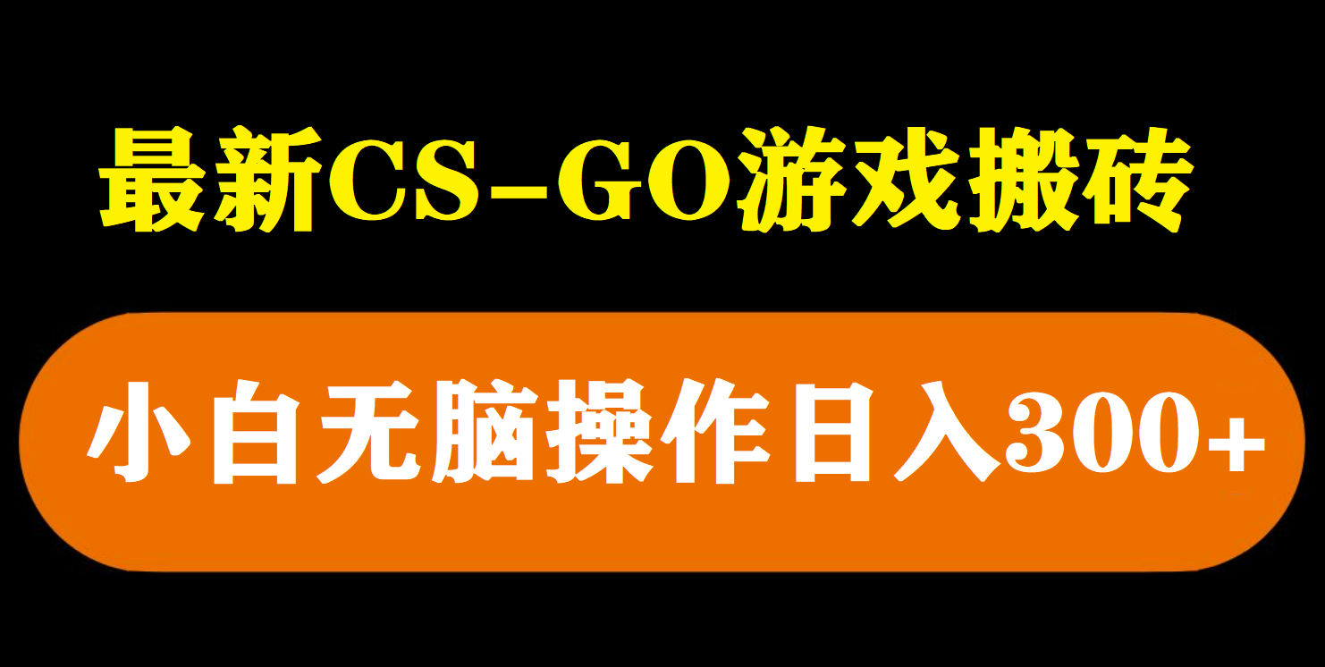 （5760期）最新csgo游戏搬砖游戏，无需挂机小白无脑也能日入300+九峰网创-分享创业资讯-最新网络创业项目-分享最新赚钱项目九峰网创