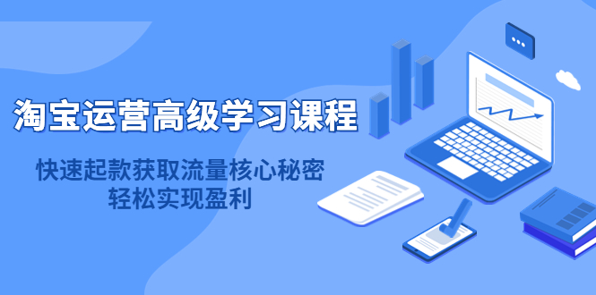 （4385期）淘宝运营高级学习课程：快速获取流量核心秘密，轻松实现盈利！九峰网创-分享创业资讯-最新网络创业项目-分享最新赚钱项目九峰网创