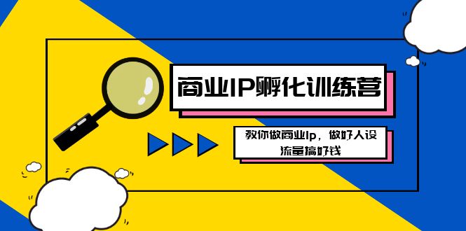 （8539期）商业IP-孵化训练营新版，教你做商业Ip，做好人设，流量搞好钱九峰网创-分享创业资讯-最新网络创业项目-分享最新赚钱项目九峰网创