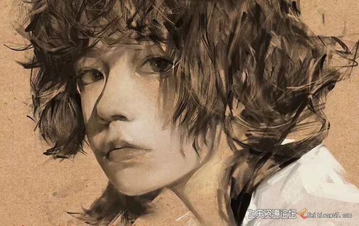 （8981期）特兰 悟天 克斯2023年iPad板绘人物系统绘画教程（77节课+笔刷素材）九峰网创-分享创业资讯-最新网络创业项目-分享最新赚钱项目九峰网创