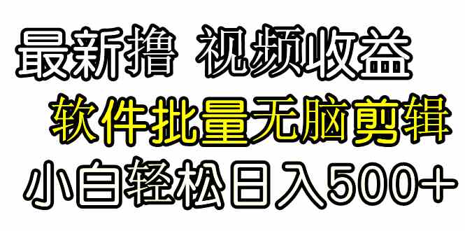 （9569期）发视频撸收益，软件无脑批量剪辑，第一天发第二天就有钱九峰网创-分享创业资讯-最新网络创业项目-分享最新赚钱项目九峰网创