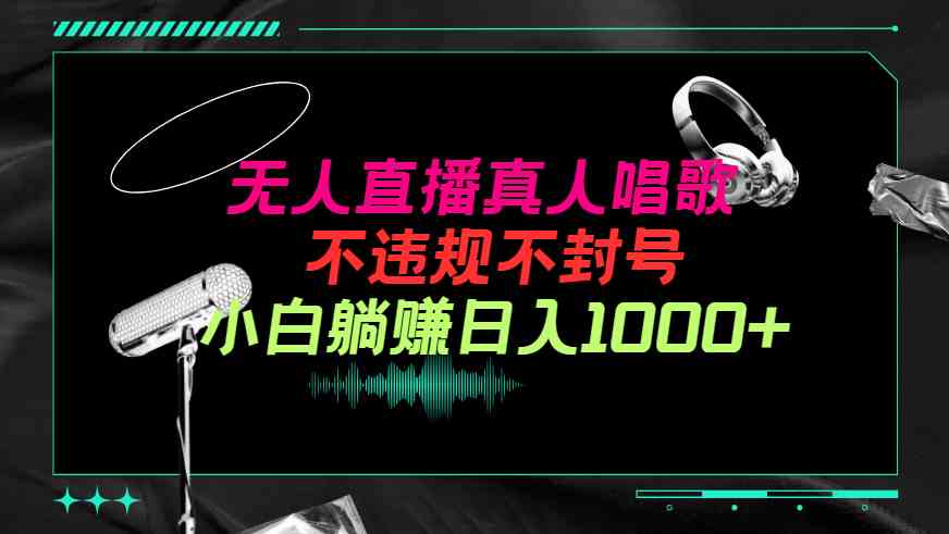 (9622期）抖音24小时无人直播音乐，不违规，不封号纯撸音浪，小白实操当天日入1000+九峰网创-分享创业资讯-最新网络创业项目-分享最新赚钱项目九峰网创