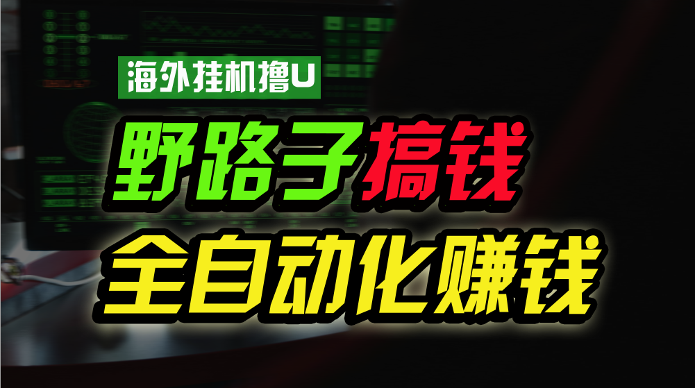 （1036期）海外挂机撸U新平台，日赚8-15美元，全程无人值守，可批量放大，工作室内…九峰网创-分享创业资讯-最新网络创业项目-分享最新赚钱项目九峰网创