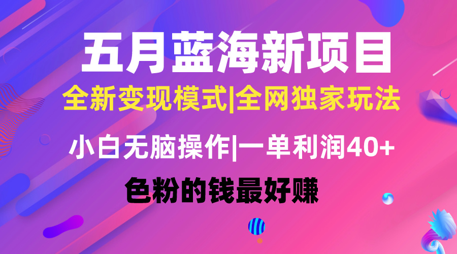 （10477期）五月蓝海项目全新玩法，小白无脑操作，一天几分钟，矩阵操作，月入4万+九峰网创-分享创业资讯-最新网络创业项目-分享最新赚钱项目九峰网创
