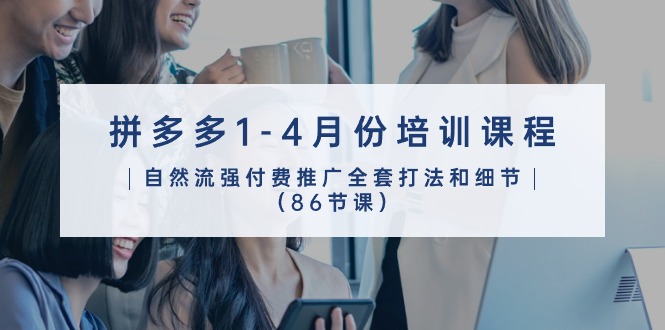 （10495期）拼多多1-4月份培训课程，自然流强付费推广全套打法和细节（86节课）九峰网创-分享创业资讯-最新网络创业项目-分享最新赚钱项目九峰网创