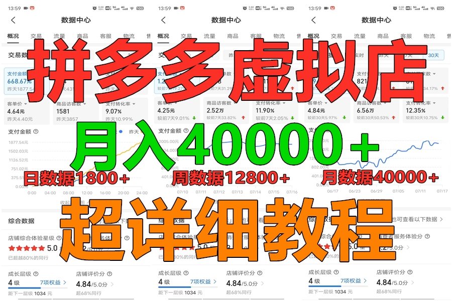 拼多多虚拟电商训练营月入40000+，全网最详细，你做你也行，暴利稳定长久九峰网创-分享创业资讯-最新网络创业项目-分享最新赚钱项目九峰网创