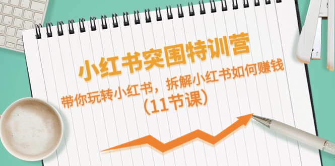 小红书突围特训营，拆解小红书如何赚钱，带你玩转小红书（11节课）九峰网创-分享创业资讯-最新网络创业项目-分享最新赚钱项目九峰网创