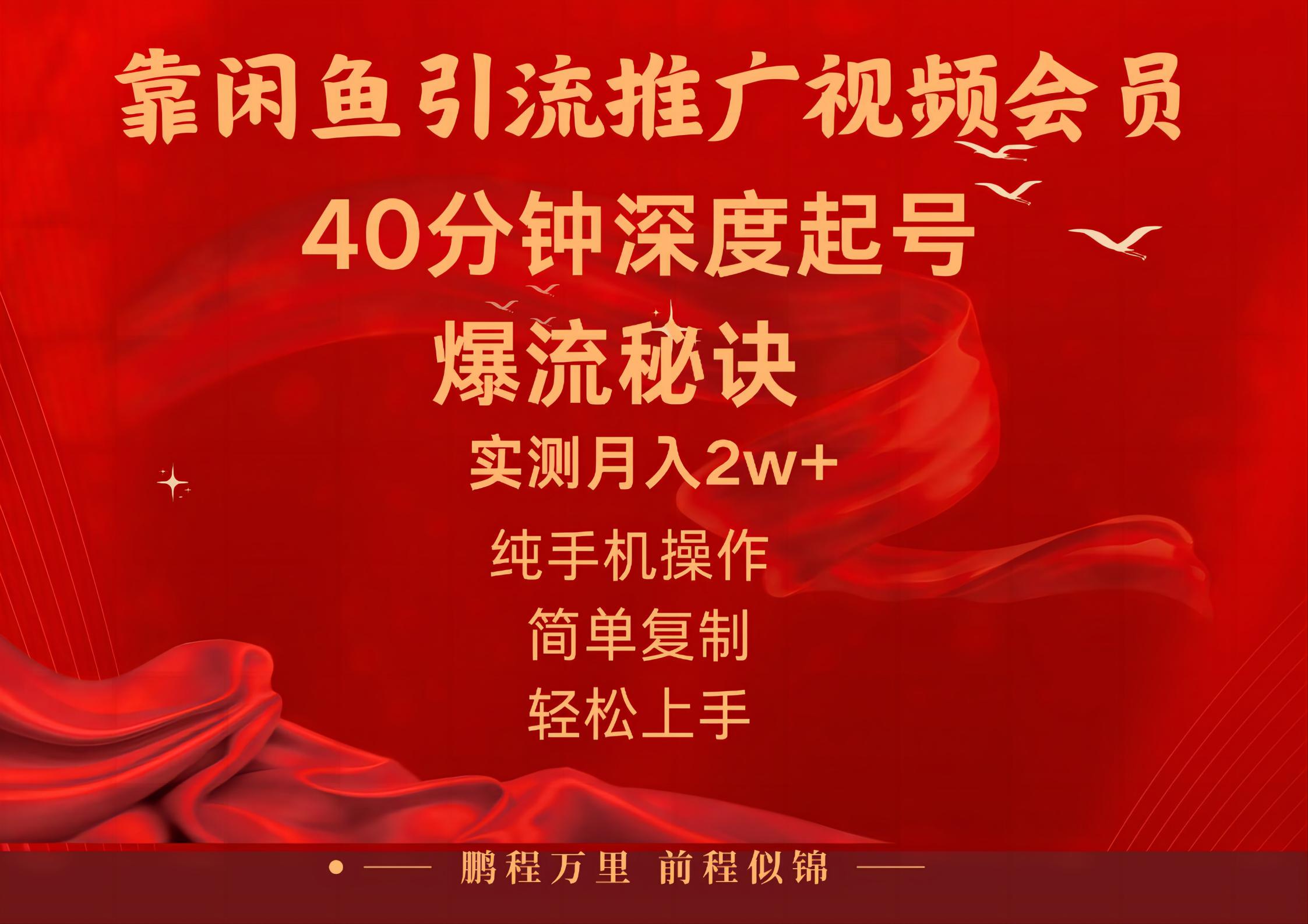 （10896期）闲鱼暴力引流推广视频会员，能做到日入2W+，操作简单九峰网创-分享创业资讯-最新网络创业项目-分享最新赚钱项目九峰网创