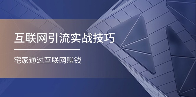 （11108期）互联网引流实操技巧(适合微商，吸引宝妈)，宅家通过互联网赚钱（17节）九峰网创-分享创业资讯-最新网络创业项目-分享最新赚钱项目九峰网创
