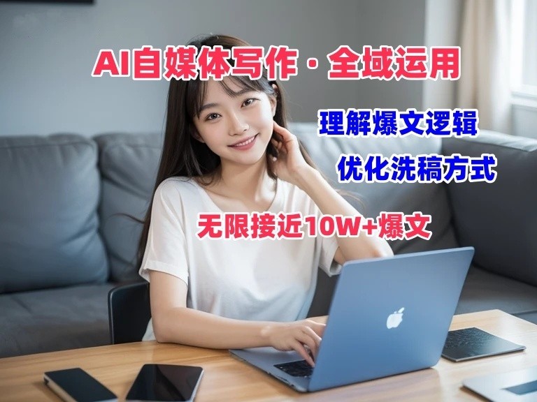 AI自媒体写作 → 价值变现，剖析爆文逻辑，无限接近10W+爆文体验课九峰网创-分享创业资讯-最新网络创业项目-分享最新赚钱项目九峰网创